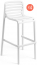 Комплект пластиковых барных стульев Doga Stool Set 4