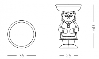 Столик пластиковый сервировочный-thumbs-Фото3