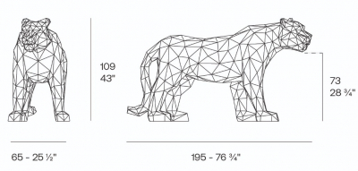 Фигура дизайнерская пластиковая Vondom Origami Hyou Basic полиэтилен Фото 2