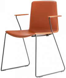 Кресло пластиковое на полозьях-thumbs-Фото1