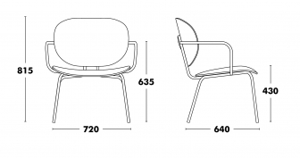 Кресло лаунж с обивкой-thumbs-Фото3