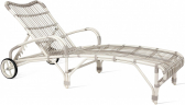 Шезлонг-лежак плетеный Vincent Sheppard Lucy алюминий, роуп Фото 1