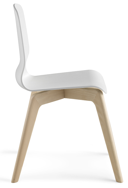 Стул пластиковый Glamour Wood Plastic