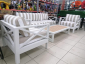 Комплект металлической мебели JOYGARDEN Mia L алюминий, олефин белый Фото 13