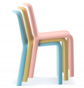 Стул пластиковый детский PEDRALI Snow Junior стеклопластик голубой Фото 7