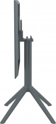 Стол пластиковый складной Sky Folding Table 60, темно-серый, 600х600х740 мм