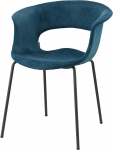 Кресло с обивкой Miss B Pop coated steel frame