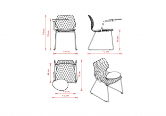 Стул офисный со столиком-thumbs-Фото3