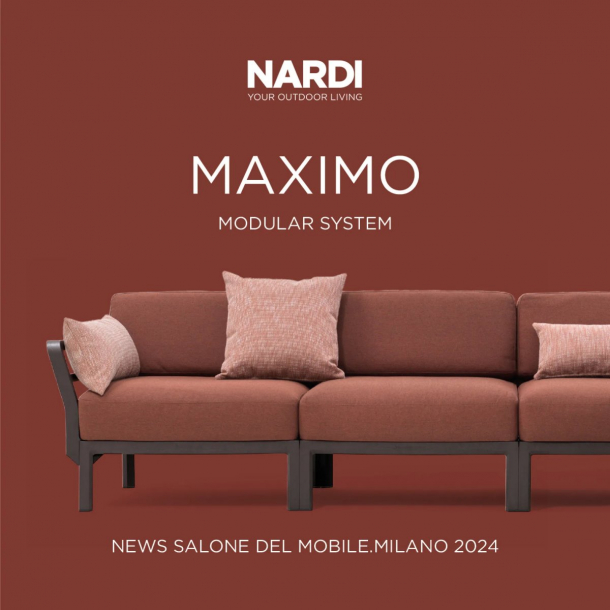 Диван пластиковый с подушками Maximo 2
