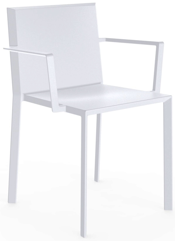 Кресло пластиковое Quartz Basic, белый