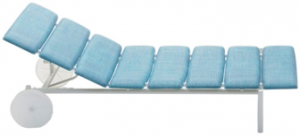 Шезлонг металлический с обивкой-thumbs-Фото1