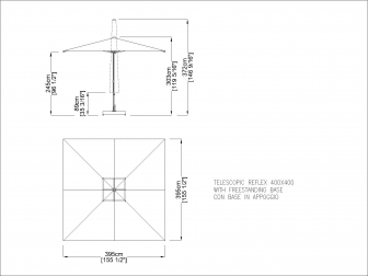 Зонт профессиональный телескопический 4х4 м-thumbs-Фото3