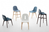 Стул полубарный пластиковый Chairs & More Gotham W-SG-65 бук, полиуретан Фото 10