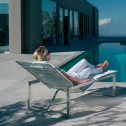 Шезлонг металлический с обивкой Royal Botania Ninix сталь, батилин Фото 10