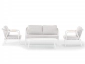 Комплект мягкой мебели Grattoni Cordoba алюминий, тик, роуп, олефин белый, конопляный, светло-серый Фото 6