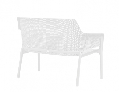 Диван пластиковый Nardi Net Bench стеклопластик белый Фото 5