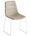 Стул пластиковый с обивкой Gaber Dress Alhambra ST металл, технополимер, экокожа Фото 1