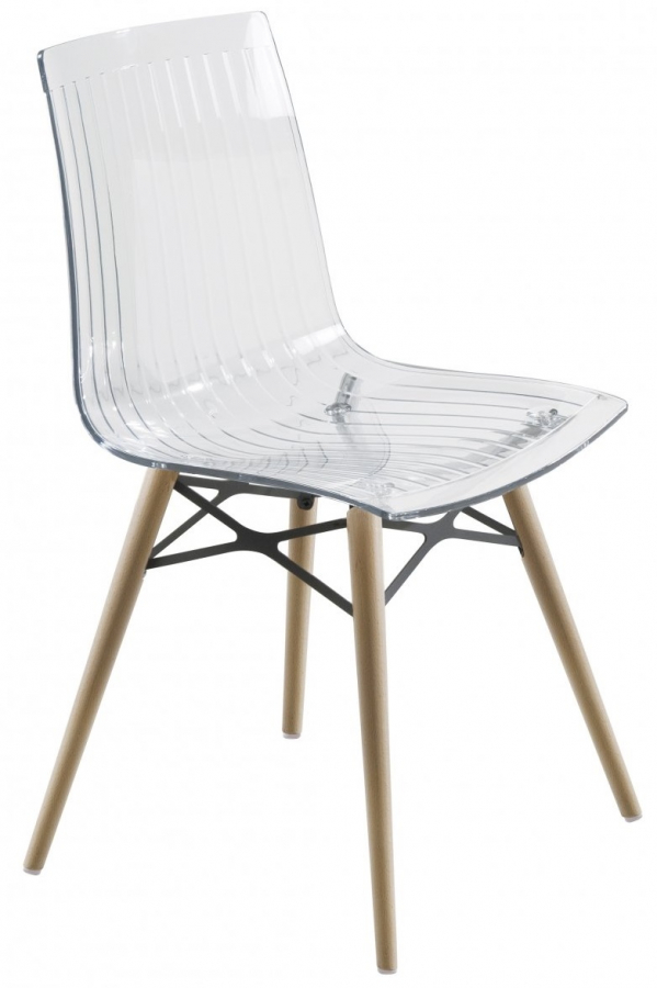 Стул прозрачный X-Treme-S Wox Beech Wood