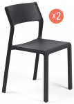 Комплект пластиковых кресел Trill Bistrot Set 2