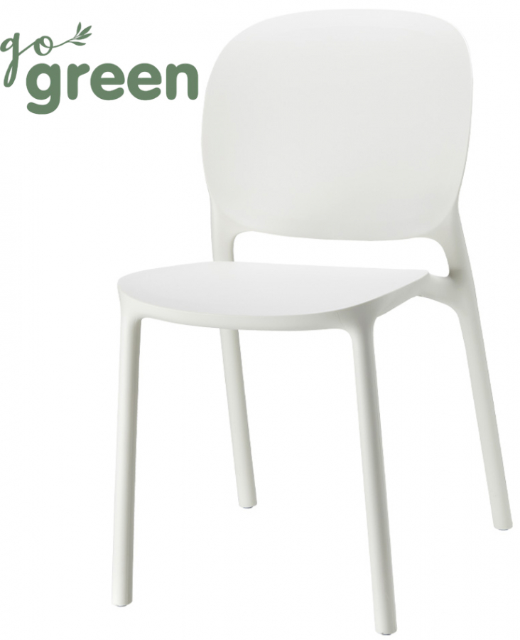 Стул пластиковый Hug Go Green, лен