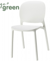 Стул пластиковый Hug Go Green, лен