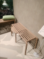 Скамья пластиковая Nardi Doga Bench стеклопластик капучино Фото 8