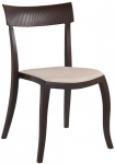 Стул пластиковый с обивкой Hera-SP Rattan Soft