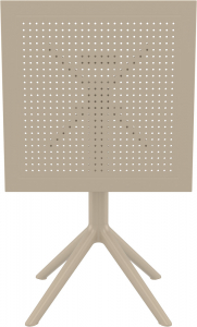 Стол пластиковый складной Siesta Contract Sky Folding Table 60 сталь, пластик бежевый Фото 15