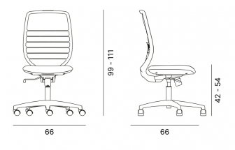 Кресло офисное на колесах-thumbs-Фото3