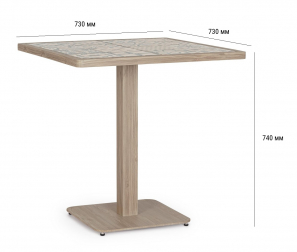 Стол металлический обеденный-thumbs-Фото3