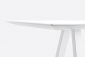Стол с каналом для протяжки проводов PEDRALI Arki-Table CC Compact сталь, алюминий, компакт-ламинат HPL белый Фото 7