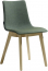 Стул с обивкой Scab Design Natural Zebra Pop бук, поликарбонат, ткань натуральный бук, зеленый Фото 2
