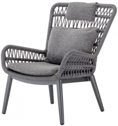 Кресло лаунж плетеное с подушками-thumbs-Фото1