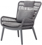 Кресло лаунж плетеное с подушками Tropea Кресло лаунж плетеное с подушками Tropea