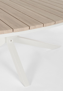 Стол металлический обеденный Garden Relax Zelmar алюминий пар Фото 6