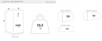 Стол пластиковый Sky Table 80, бежевый, 800х800х740 мм