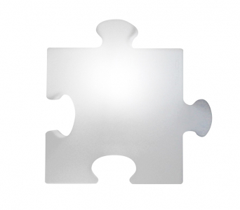 Светильник пластиковый Пазл SLIDE Puzzle Lighting полиэтилен белый Фото 4