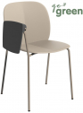 Стул с пюпитром для конференц-зала Scab Design Mentha Go Green сталь, технополимер тортора Фото 1