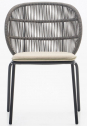 Стул плетеный с подушкой Vincent Sheppard Kodo алюминий, роуп, акрил Фото 2