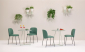Стул с обивкой Scab Design Mentha Pop сталь, технополимер, ткань антрацит, зеленый Фото 8