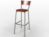 Стул деревянный барный Россия Пи бук, металл Фото 3