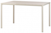 Стол обеденный ламинированный Nardi Piave 140х80 алюминий, компакт-ламинат HPL бежевый Фото 1