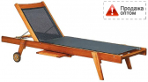Шезлонг-лежак текстиленовый Tagliamento Textilene ироко, текстилен Фото 1