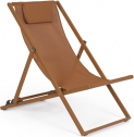 Кресло-шезлонг текстиленовое складное Garden Relax Taylor алюминий, текстилен орех пекан Фото 1