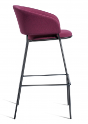 Кресло барное с обивкой Nuta Light Plus Stool 77