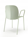 Кресло пластиковое Scab Design Mentha Go Green сталь, технополимер зеленый шалфей Фото 4