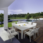 Кресло металлическое Garden Relax Shark алюминий белый Фото 7