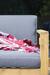 Комплект деревянной мебели JOYGARDEN Booka акация, олефин натуральный, темно-серый Фото 12