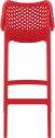 Стул пластиковый барный Siesta Contract Air Bar 75 стеклопластик красный Фото 11
