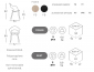 Кресло с обивкой Scab Design Natural Lady B Pop бук, полипропилен, ткань черный бук, красный Фото 4